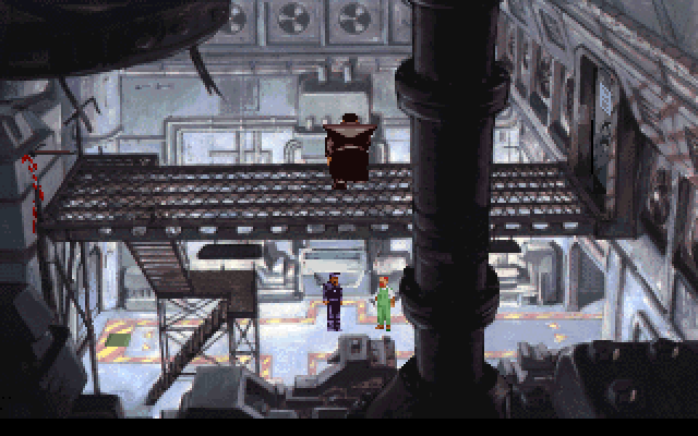 Beneath a Steel Sky, as PRISM draws it
