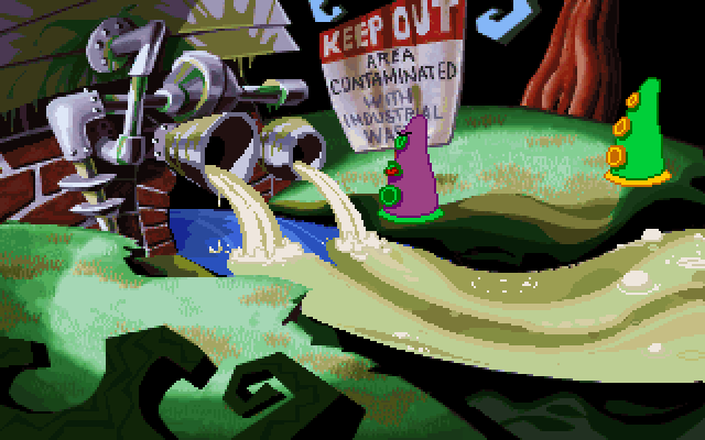 Day of the Tentacle (demo), as PRISM draws it
