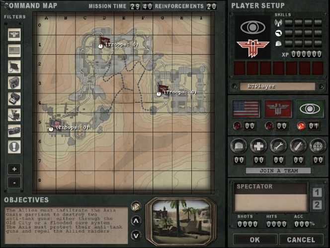 Wolfenstein: Enemy Territory, as PRISM draws it