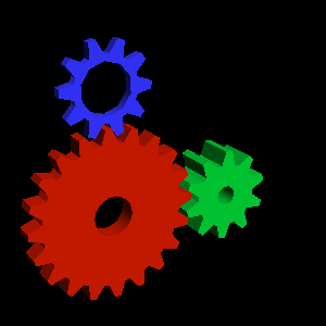 Gears, as PRISM draws it