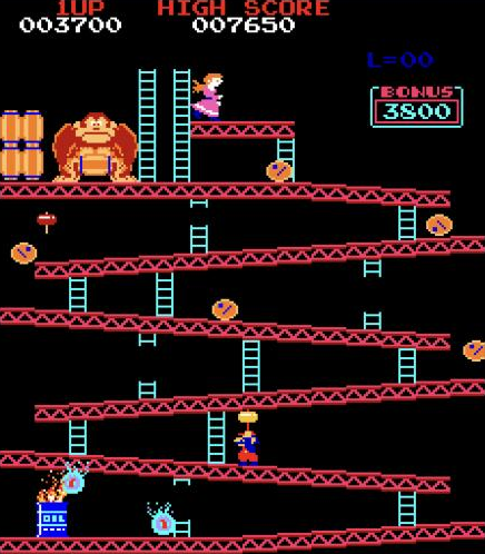 Donkey Kong, as PRISM draws it