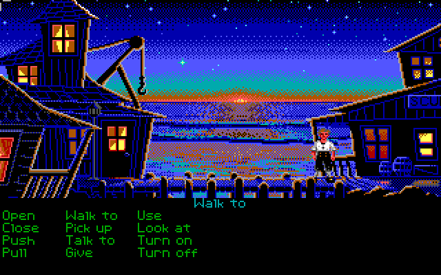 The Secret of Monkey Island (demo), as PRISM draws it