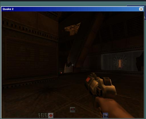 Quake II GL (Win32), as PRISM draws it