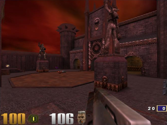 Quake III Arena, as PRISM draws it